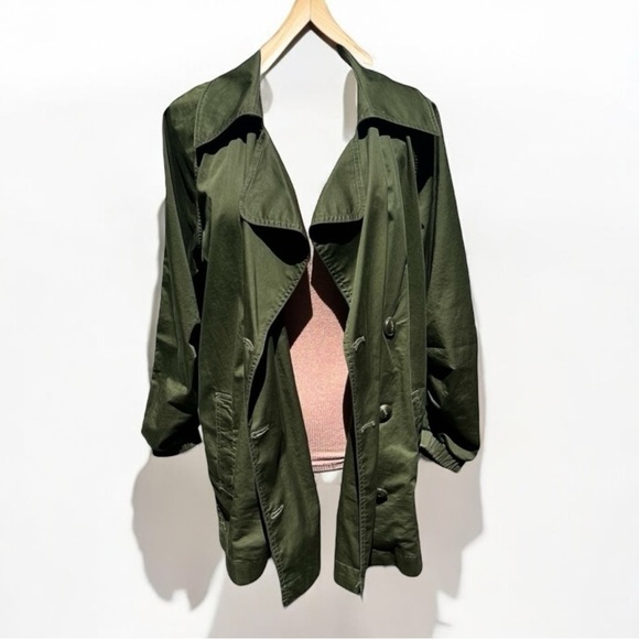 🌻CABI 5478 Green Double Breasted Expedition Jacket  Women's Size Medium. - Picture 6 of 14